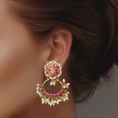 Buy South Indian Jhumkas Design Earring Collections Buy Online Shopping