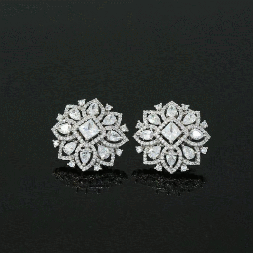 American Diamond Stud Earrings