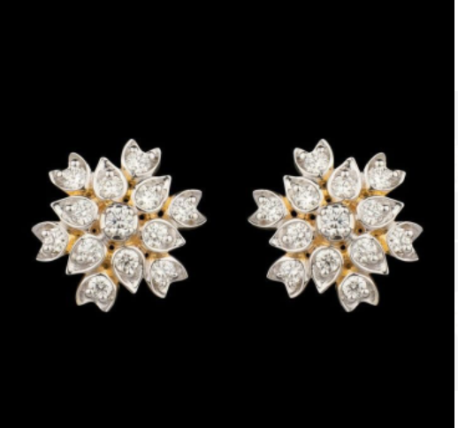 Diamond Studs South Indian Jewelry⁸
