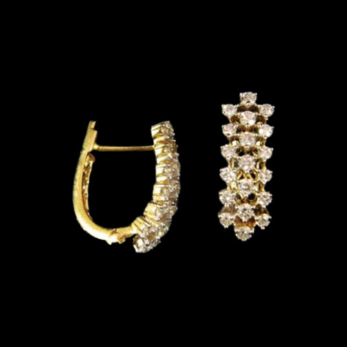 Stunning Diamond Earrings by Reeya...