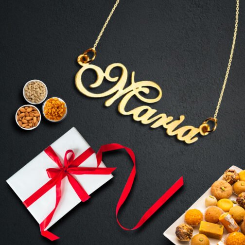 Personalised Silver Name Pendent Corporate Gift