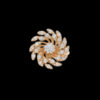 Fashionable Diamond Studs for Daily Wear with a Dazzling Centre Stone