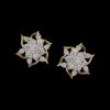 Fashionable Diamond Studs for Daily Wear with a Dazzling Centre Stone
