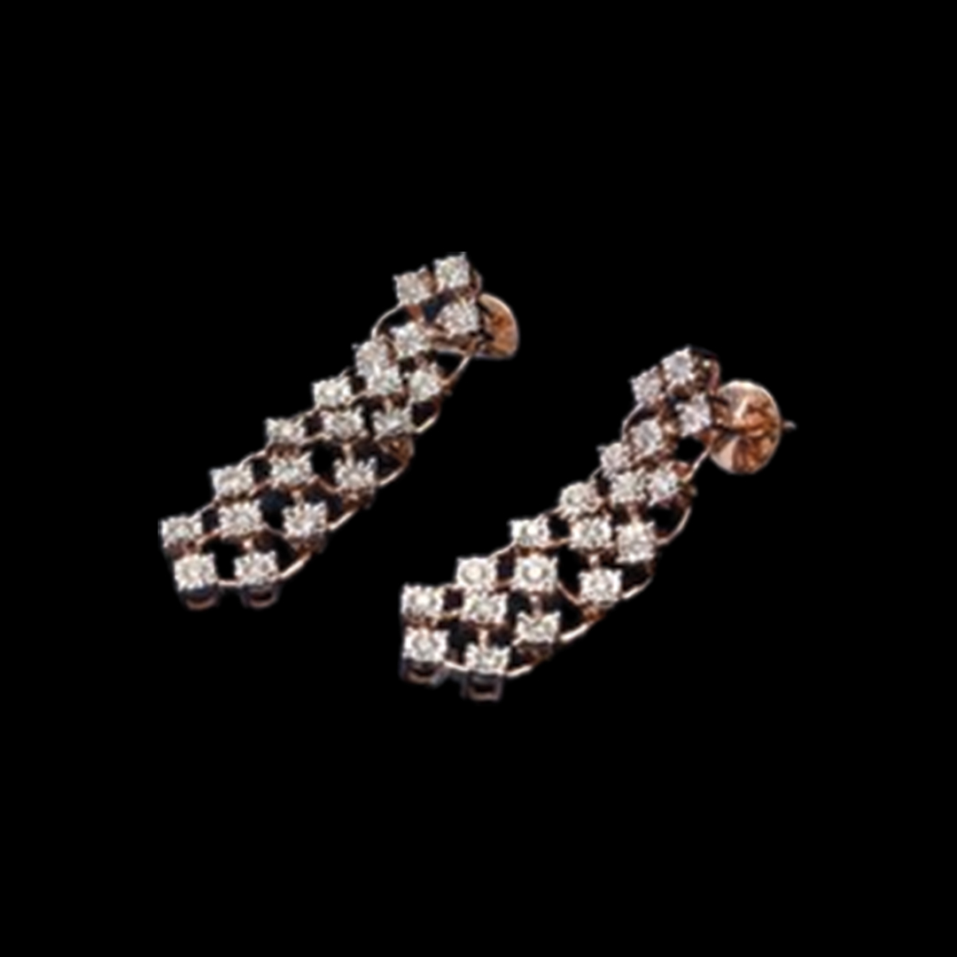 Round Diamond Stud Earrings For Girl's, Certification : Igi Certified,  Occasion : Party Wear at Rs 28,465 / Pair in delhi