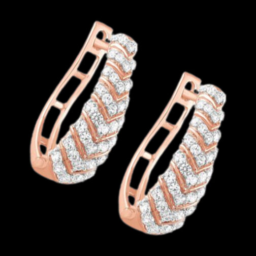 Lock in style curvy elongated diamond...