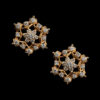 Fashionable Diamond Studs for Daily Wear with a Dazzling Centre Stone