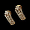 Fashionable Diamond Studs for Daily Wear with a Dazzling Centre Stone