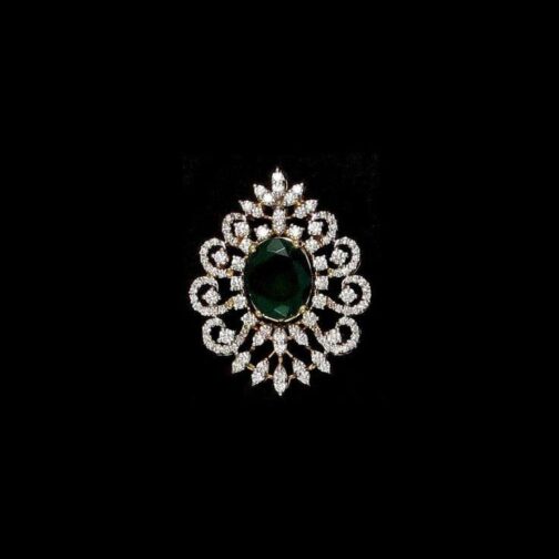 Stunning Emerald and Real Diamond...