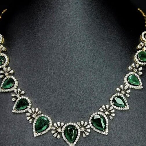 Emerald Diamond Necklace