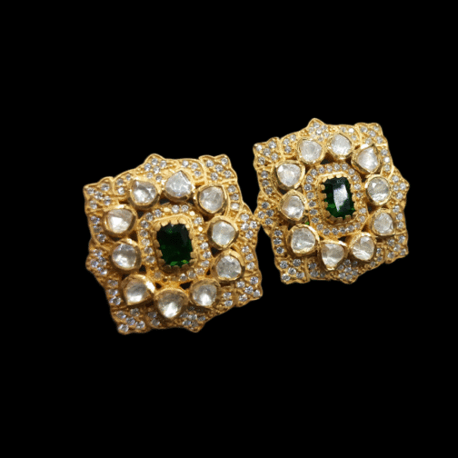 Polki Earrings: A Glimpse of Royal Elegance