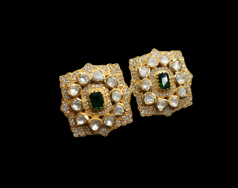 Polki Earrings: A Glimpse of Royal Elegance