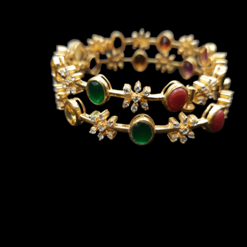 Elegant Navaratna Bangles
