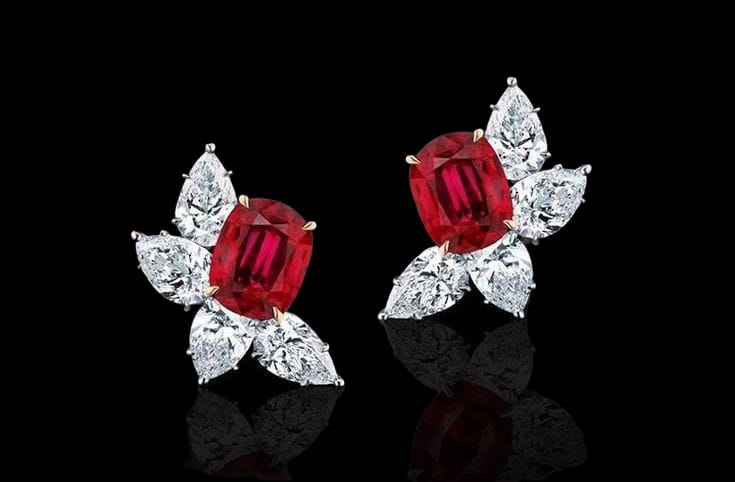 “Radiant Resonance: Unveiling the Beauty of Solitaire Diamonds Paired with Luxurious Rubies!”