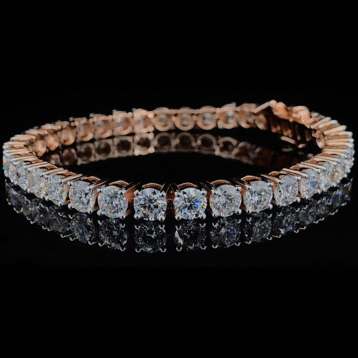 Eternal Glamour: The Classic Solitaire Tennis Bracelet