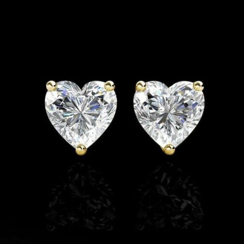 Refined Grace: Solitaire Heart Shaped...