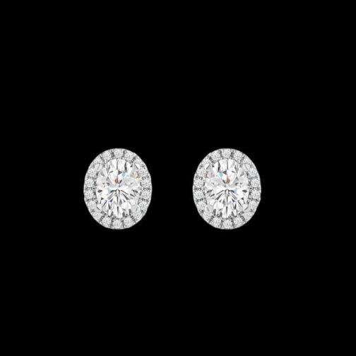 Dazzling Allure: Solitaire Diamond Oval...