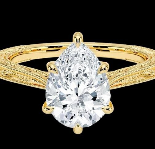 Refined Perfection: Solitaire Diamond...