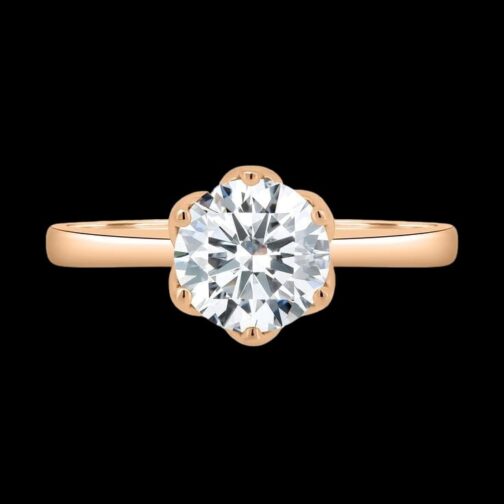 Singular Sparkle: Solitaire Diamond...