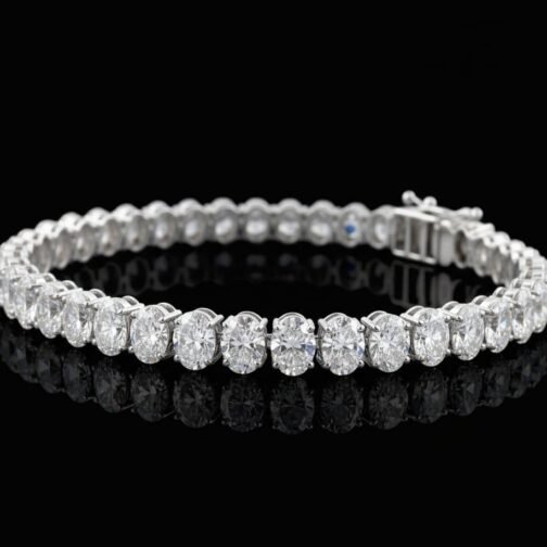 Brilliant Beauty: The Radiant Solitaire Tennis Bracelet