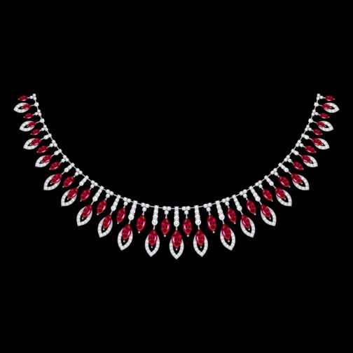 Serene Shimmer Diamond Necklace