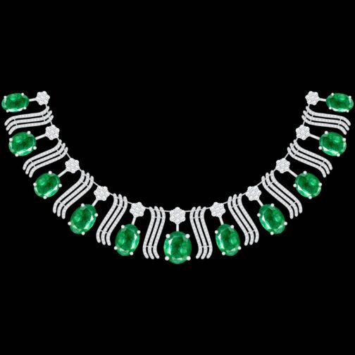 Dazzling Symphony Diamond Necklace