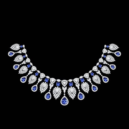 Starlit Symphony Diamond Necklace