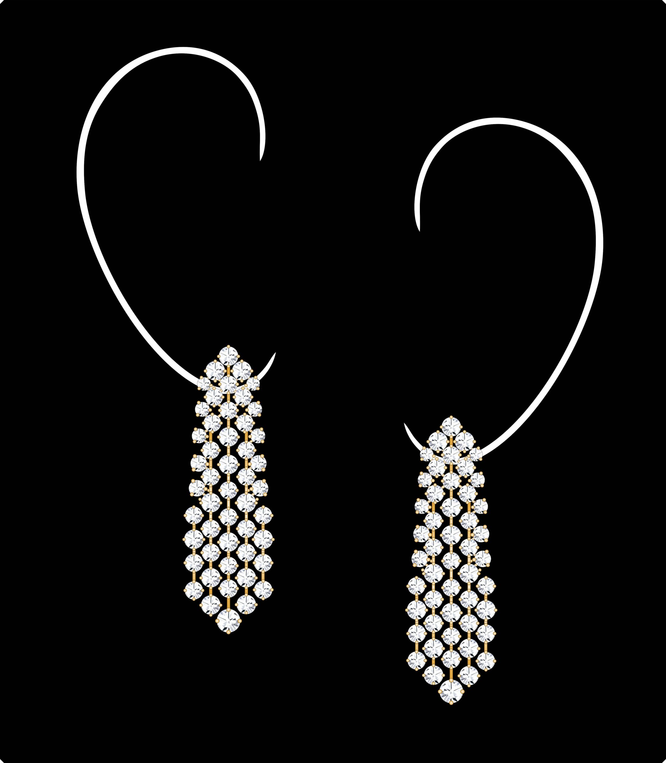 Sparkle Statements Earrings