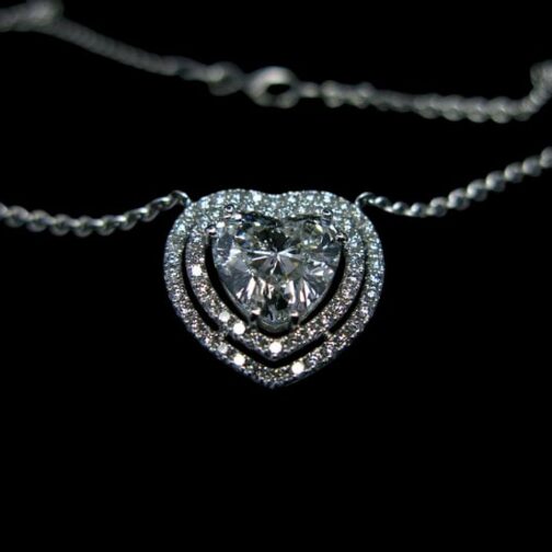 Bright Horizon Heart Shape Pendant With...