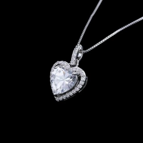 Gleam in Grace Solitaire Heart Diamond...