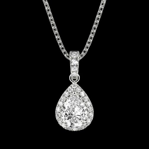 Pure Soul Spark Pear Cut With Small...