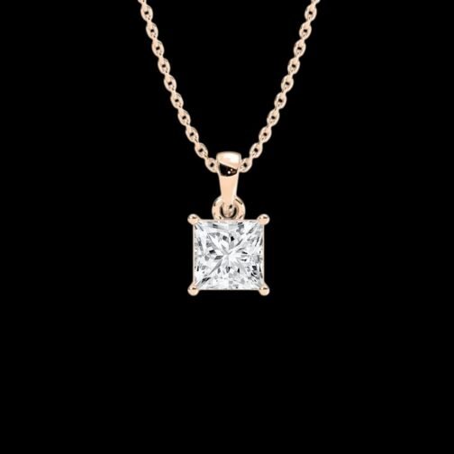 Forever Yours Princess Cut Pendant