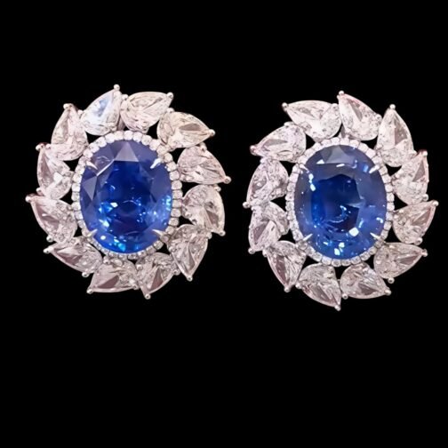 Diamond Aura Gemline Earrings – Pave