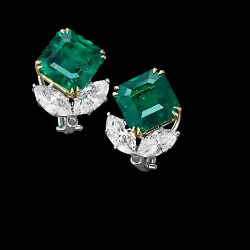 Royal Gleam Gem Studs- Pave