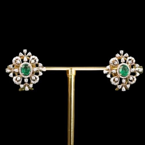 Gleam stone Mini Earrings- pave