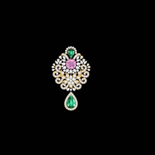 Glam Statement Diamond Pendant